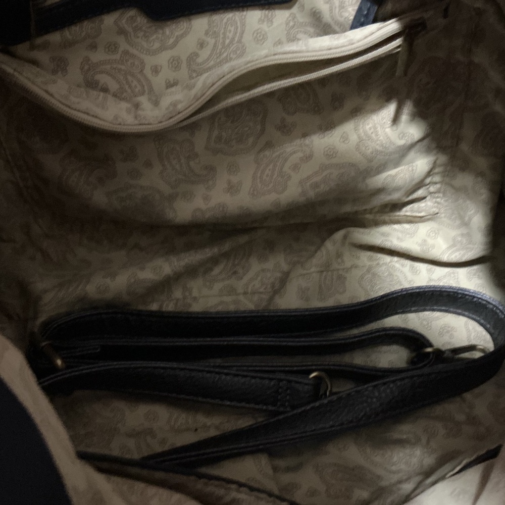 Womens navy blue tote by Simply Noelle - Picture 3 of 5
